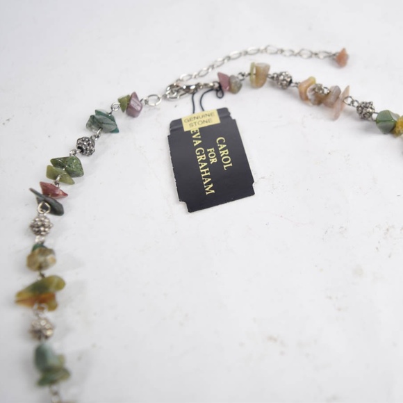 Carol for Eva Graham Genuine Stone Necklace - Picture 3 of 4